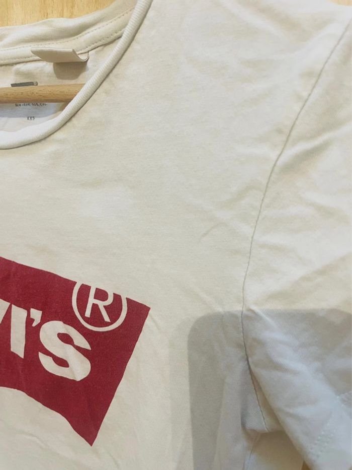 T-shirt Levi’s blanc logo rouge – Taille XXS - photo numéro 3