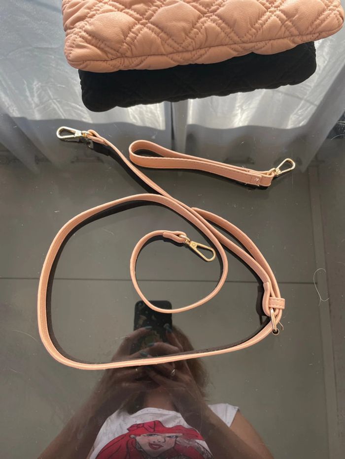 Sac matelassés de couleur rose - photo numéro 13