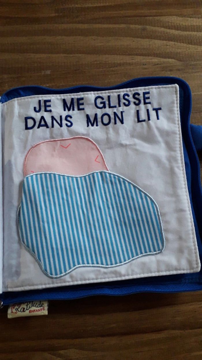 Magnifique livre bébé en tissu et broderie de qualité - photo numéro 10