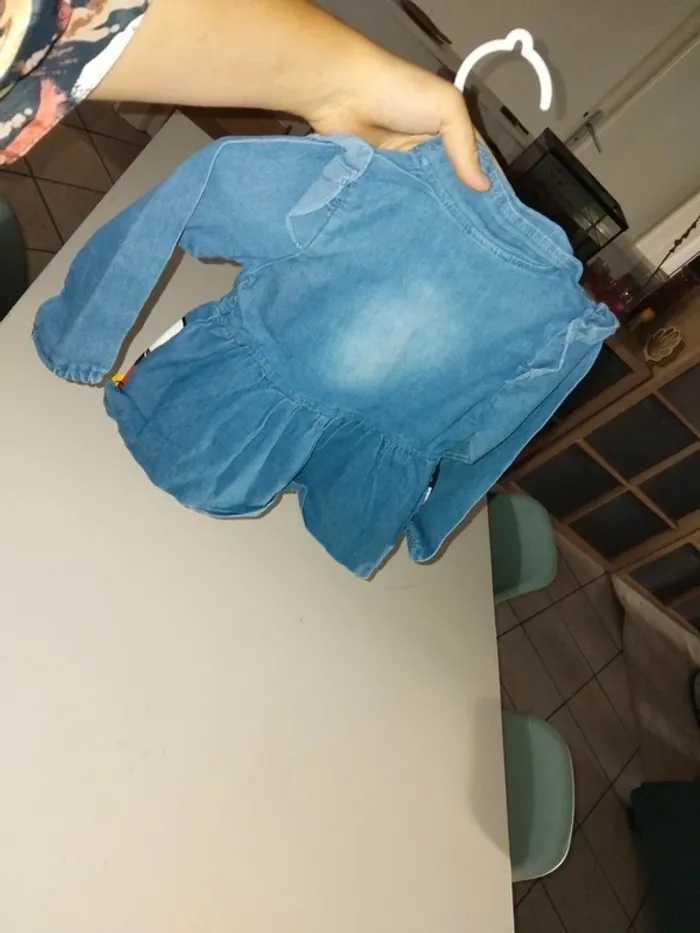 Robe en jeans mickey - photo numéro 4