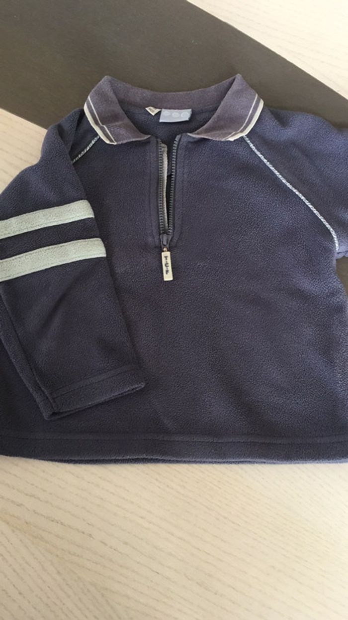 Sweat polaire bleu 23m Tout Compte Fait - photo numéro 3