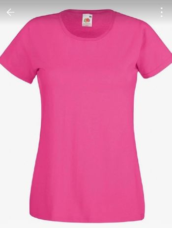 Tee shirt femme rose fushia taille M 