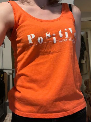 débardeur orange