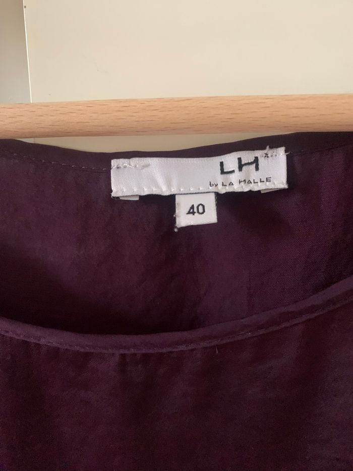 Haut satiné violet - photo numéro 3