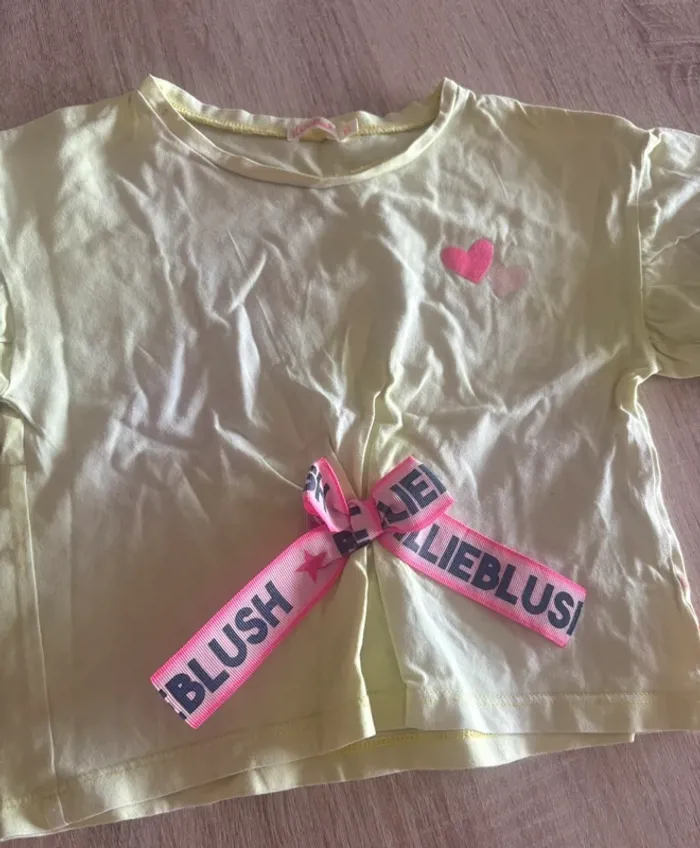 T-shirt billieblush jaune - photo numéro 2