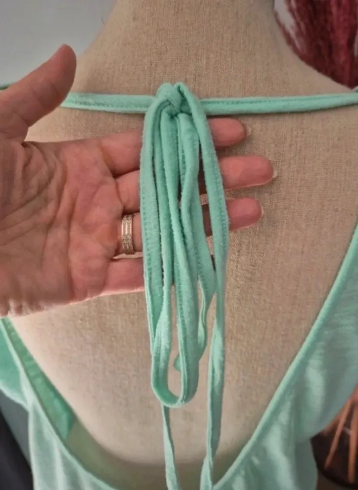 Top dos nu vert menthe Ever Lyne - Taille XL - photo numéro 3