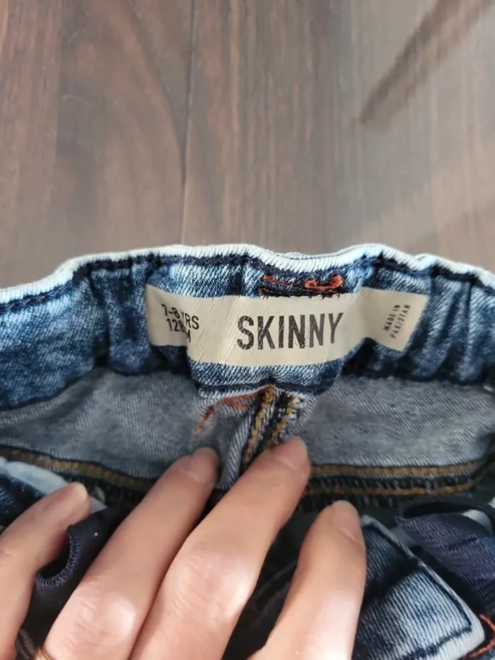 Jean skinny 128cm 7/8 ans - photo numéro 4