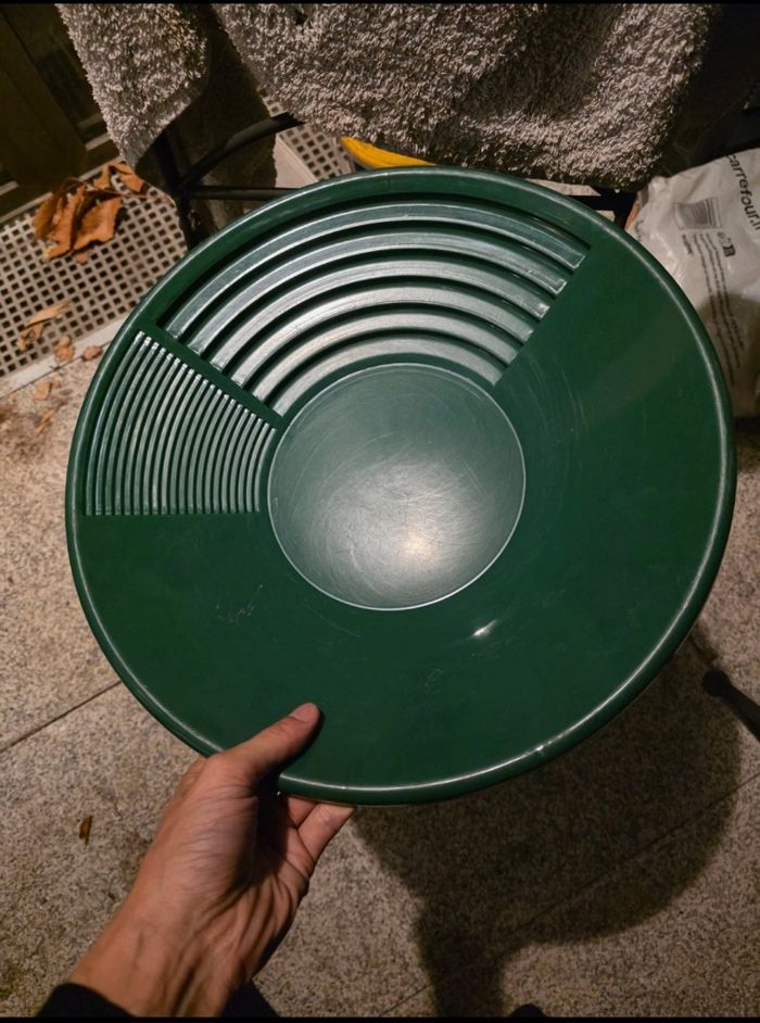 Batée orpaillage verte neuve - photo numéro 4