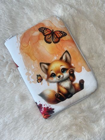 Protège carnet de santé renard fermeture