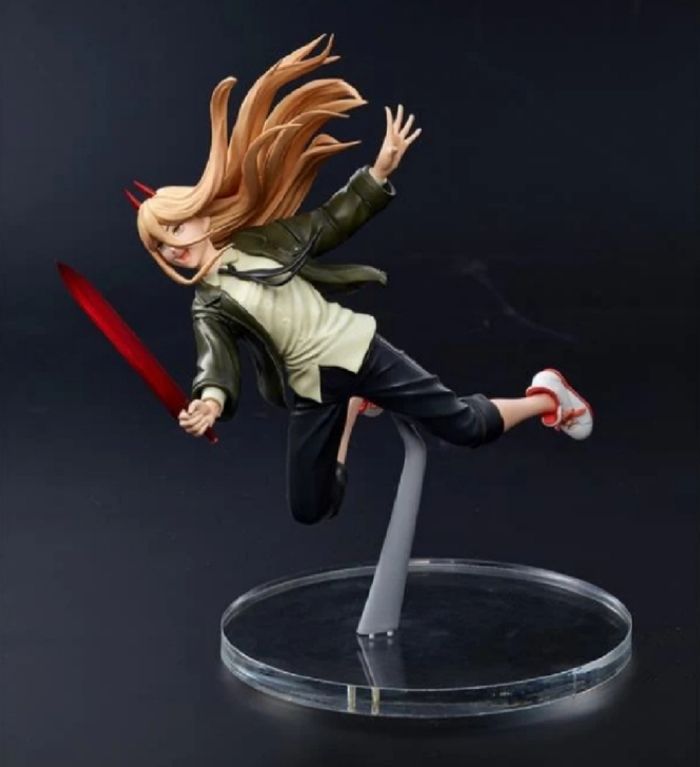 Power Figurine Chainsaw Man Aerial Objet de Collection Manga Statue - photo numéro 6