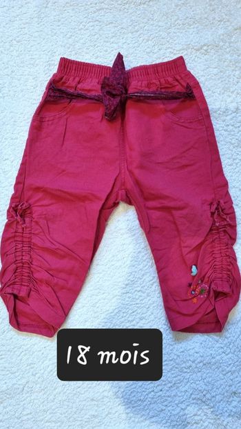 Pantalon été fille Catimini 18M