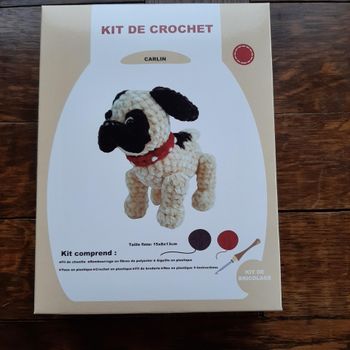Kit crochet Chien carlin