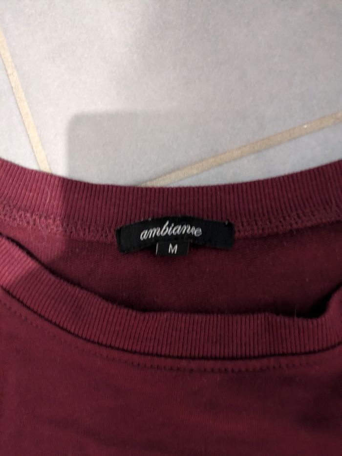 Pull bordeaux - photo numéro 2