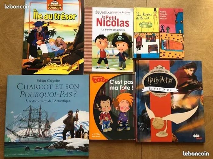 Lot livres enfants école primaire
