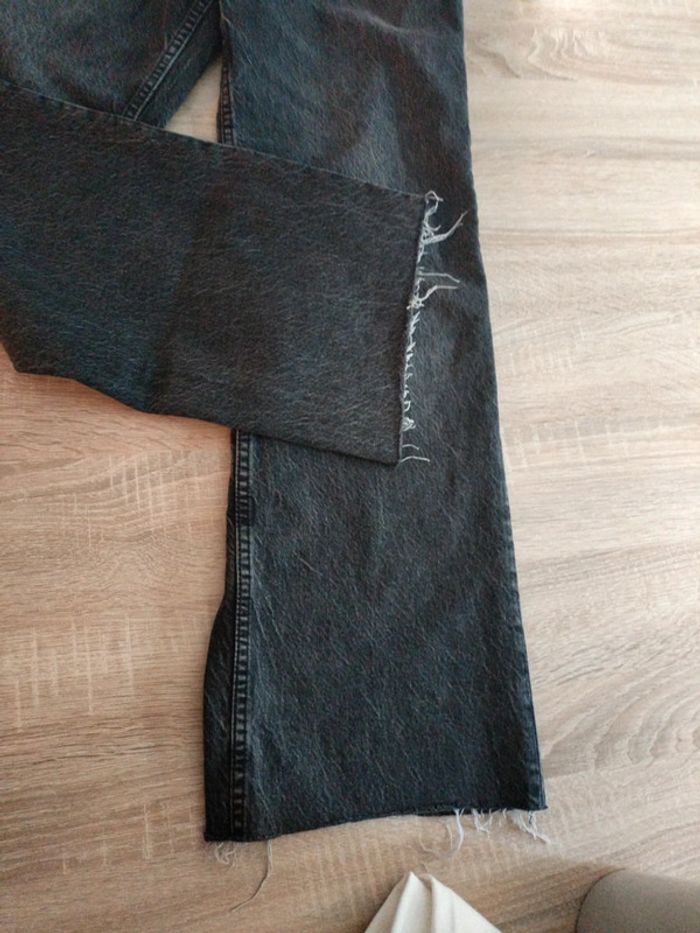 Jeans zara a jambes larges - photo numéro 4