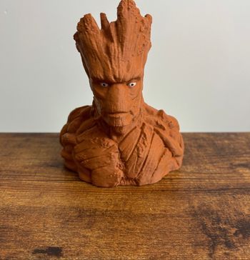 🌱 Buste de Groot – Figurine déco imprimée en 3D 🌱