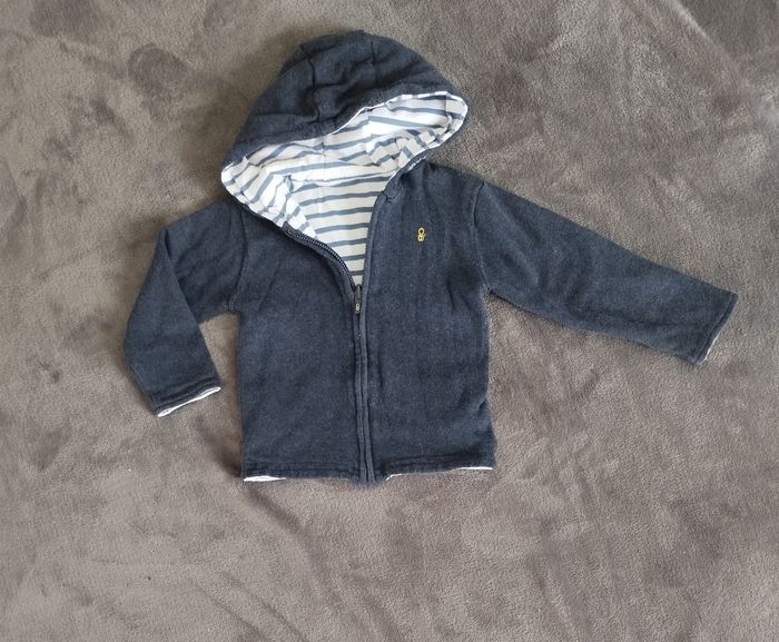 Veste réversible Obaibi requin 24 mois