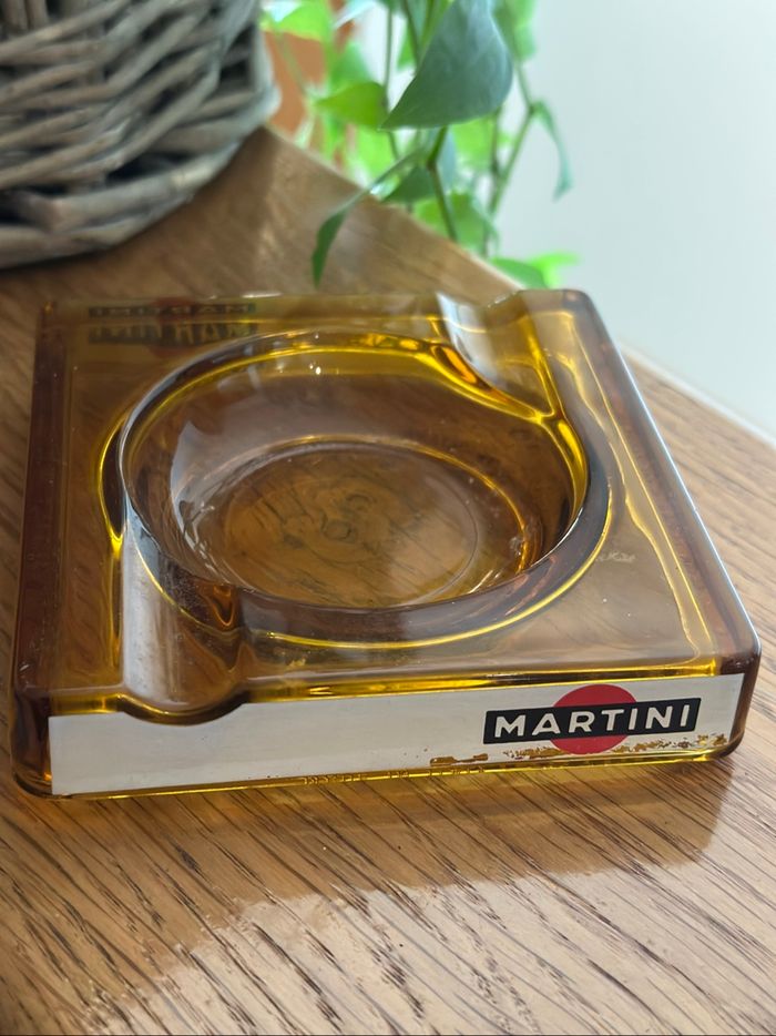 Magnifique cendrier Martini vintage - photo numéro 2