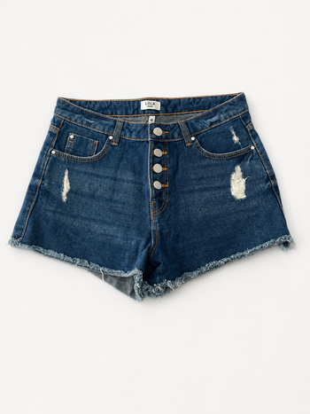 Short denim bleu Lola taille 40
