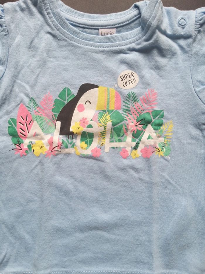 Joli t-shirt manche courte en 3 mois - photo numéro 2