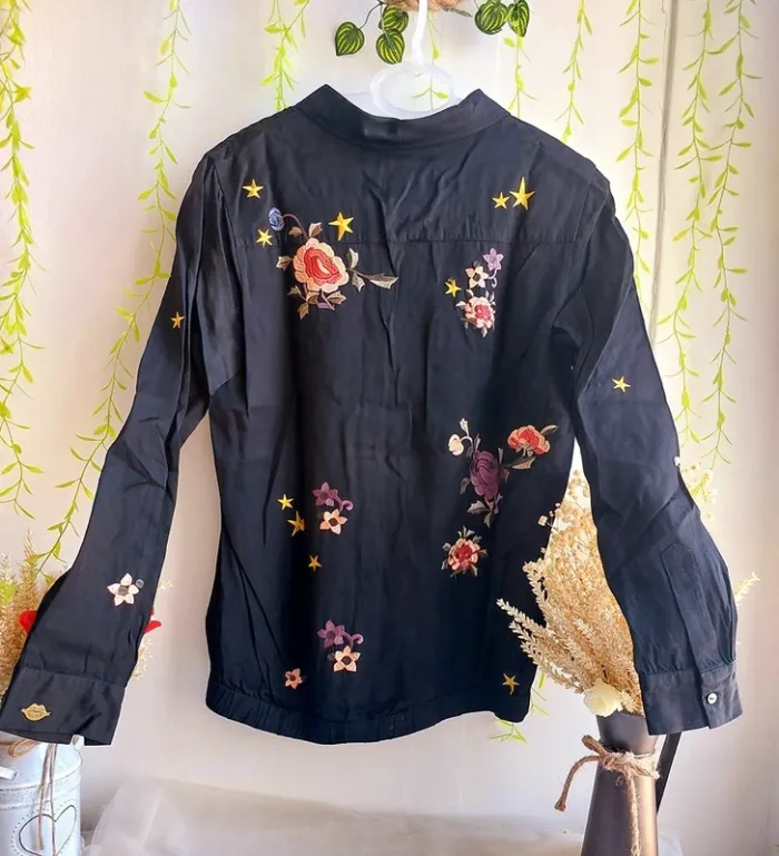 Chemise Scotch & Soda – S – Noir Brodé – État : Excellent - photo numéro 3