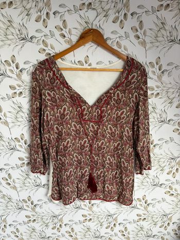 Blouse Promod bi matière bohème