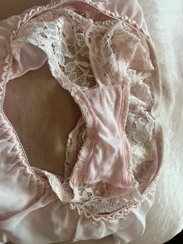 Shorty dentelle rose - photo numéro 4