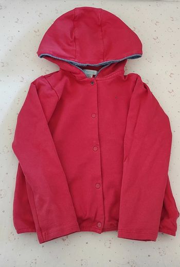 Gilet capuche fille