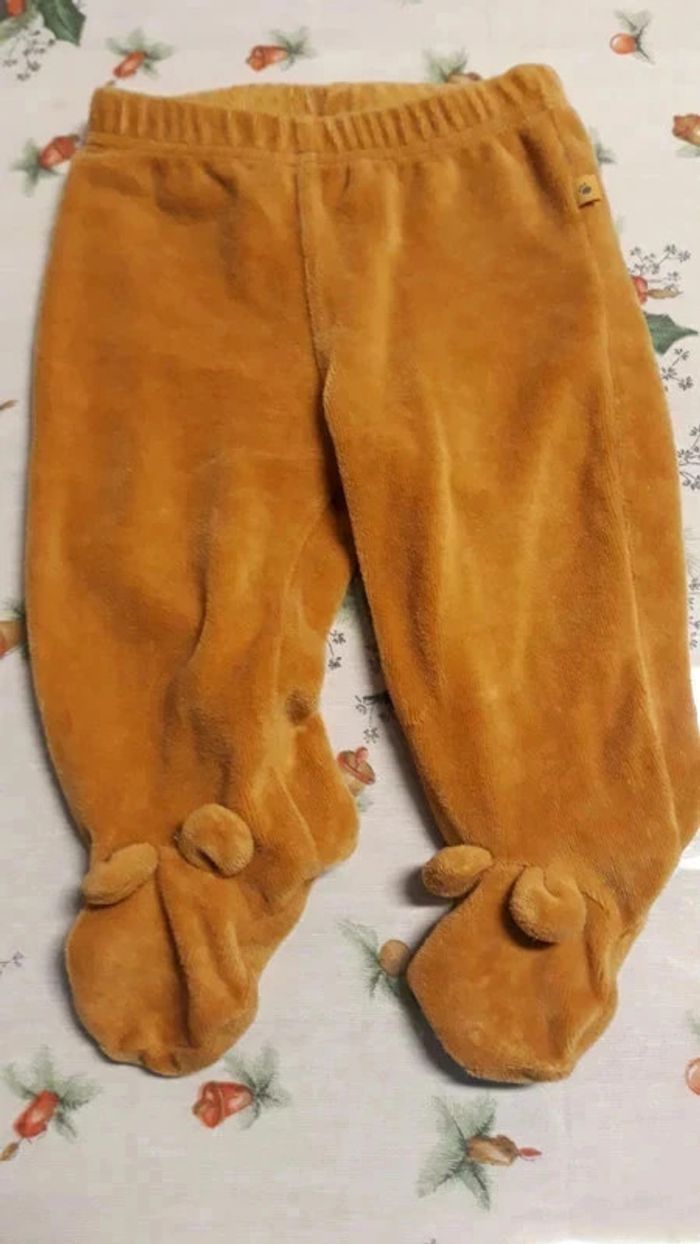 Pantalon velours avec pied taille 62 cm In extenso - photo numéro 2