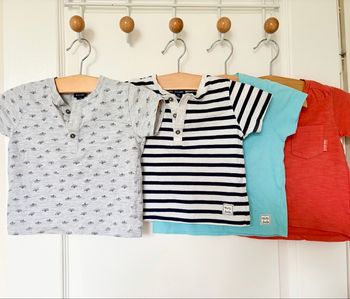 Lot 4 t shirt 18 mois été 