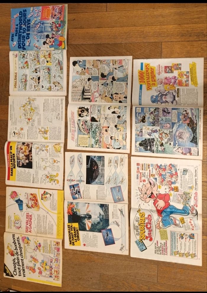 Lot de 7 anciens journaux de Mickey vintage - photo numéro 4