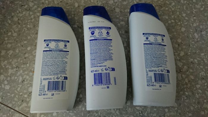 Lot de 3 shampooing head shoulder 625ml ( Coco, menthol, et citron) - photo numéro 2