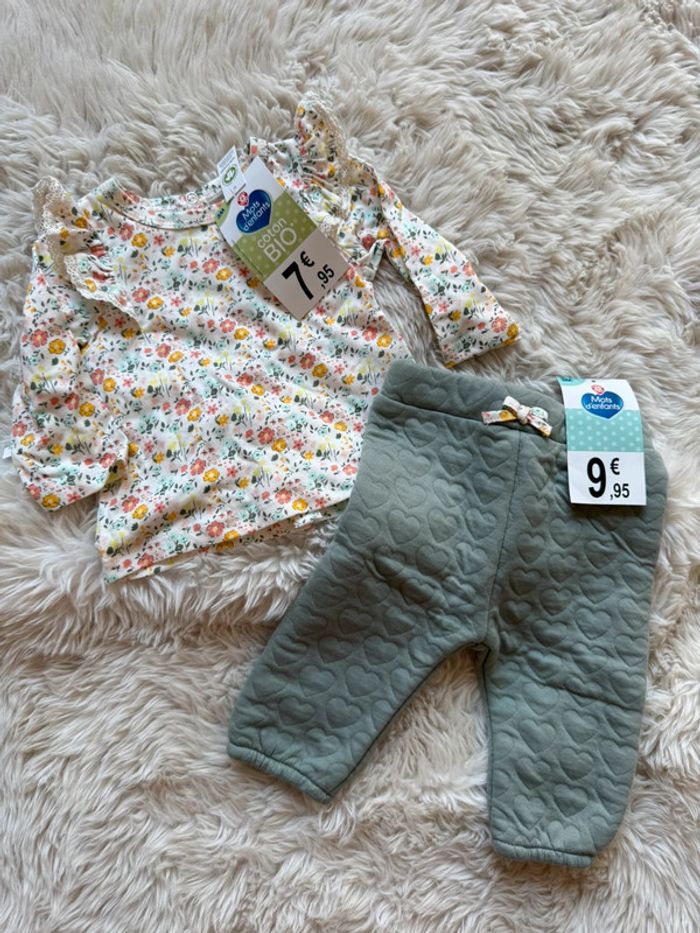 Ensemble neuf bébé fille