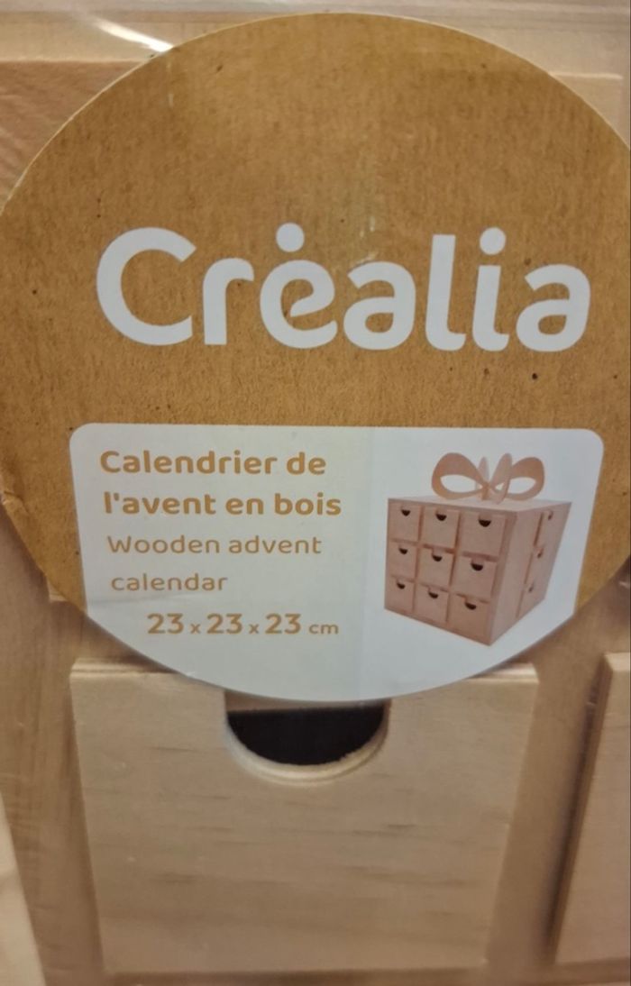 Calendrier de l’avent à customiser Créalia - photo numéro 2