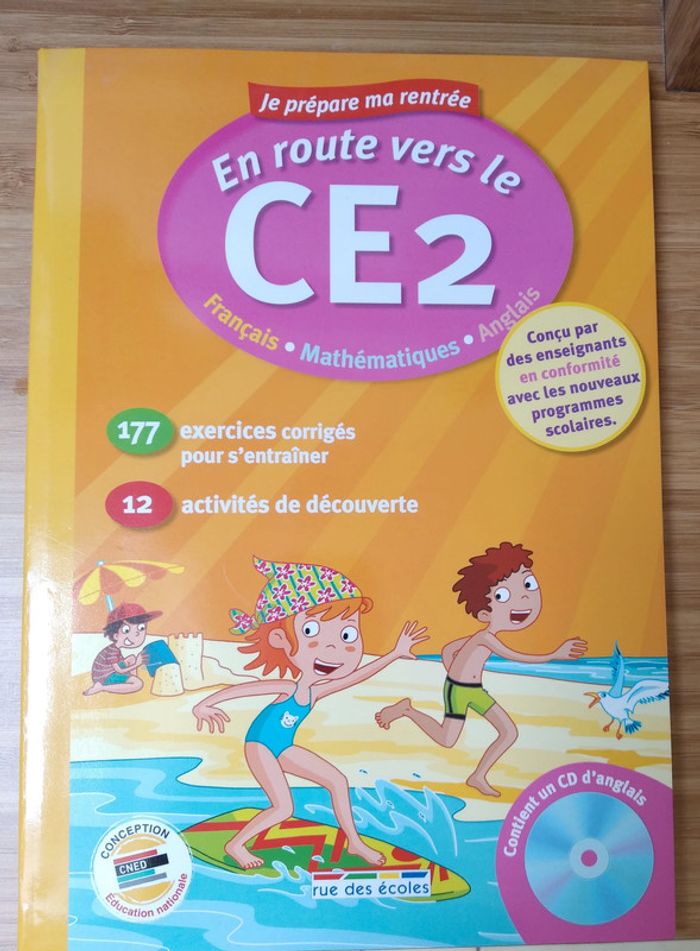 Rue des écoles en route vers le CE2 français maths anglais