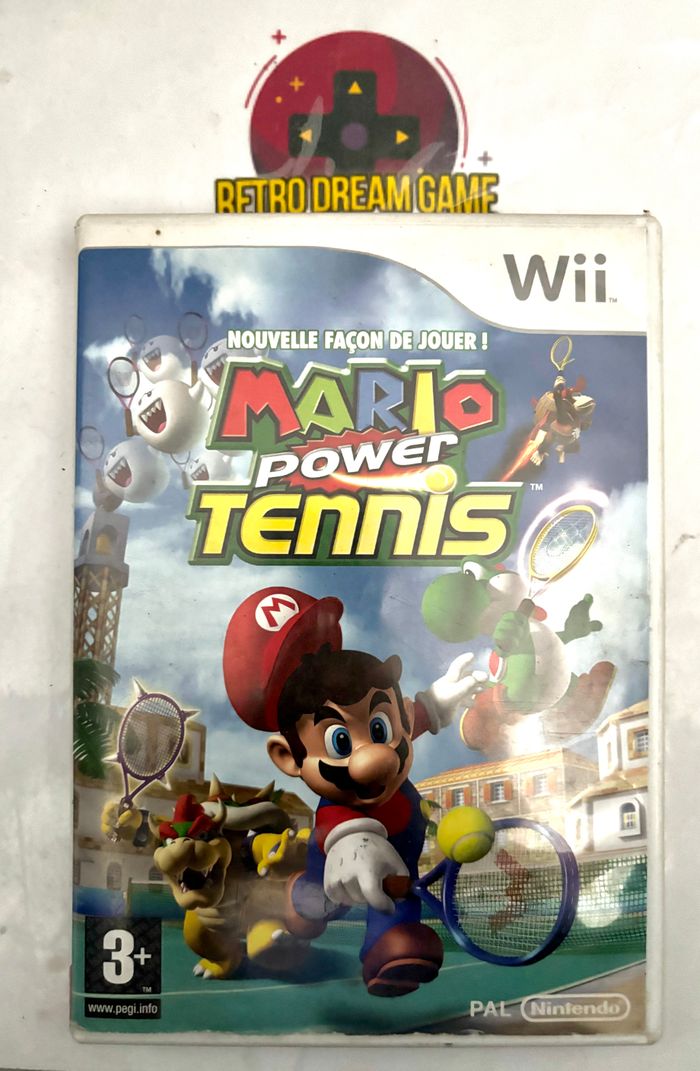 Nouvelle facon de jouer Mario power tennis pour WII