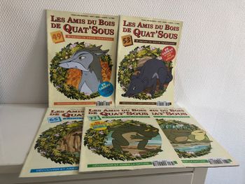 Lot de 5 magazines des animaux du bois de Quat’sou