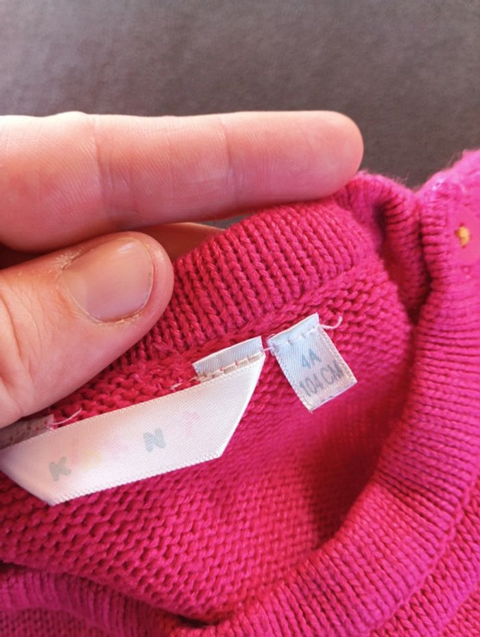 Pull maille Fille 4 ans Lapin Kid Kanai - photo numéro 2