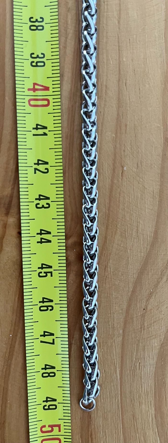 Collier acier inoxydable Long 49cm - Neuf - photo numéro 4