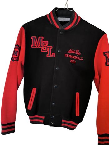 Blouson veste Teddy bicolore collège usa T10 tbe