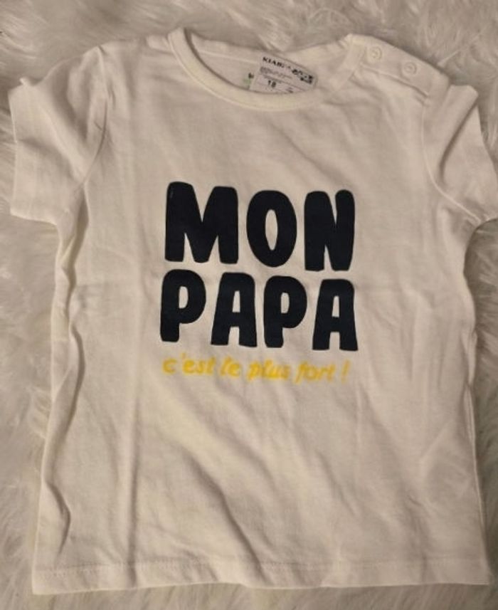 Neuf (non porté) 🏷💙😍🥰 teeshirt mc 18mois Garçon - photo numéro 2