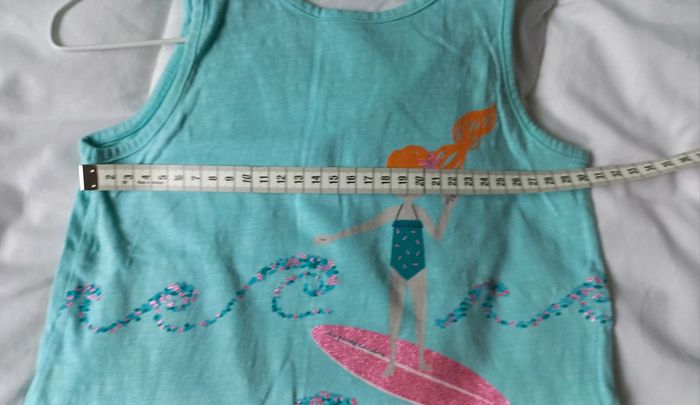 Débardeur dpam turquoise t4 - photo numéro 6