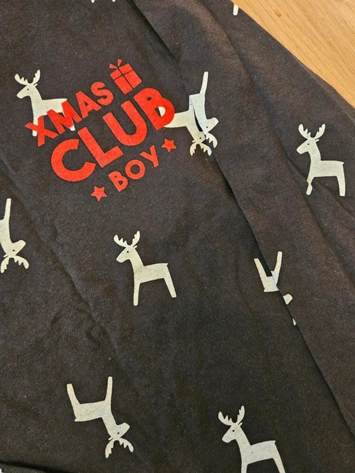 Tee shirt manches longues Noël Kiabi 10 ans - photo numéro 2