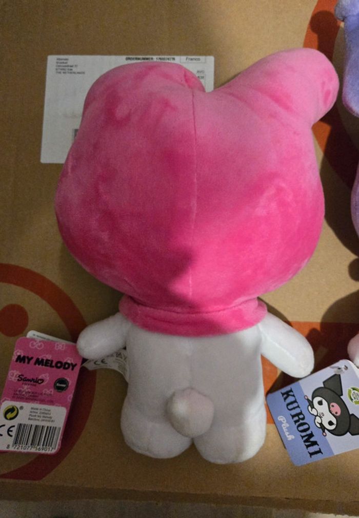 Lot de 2 grandes peluches neuves hello kitty - photo numéro 4