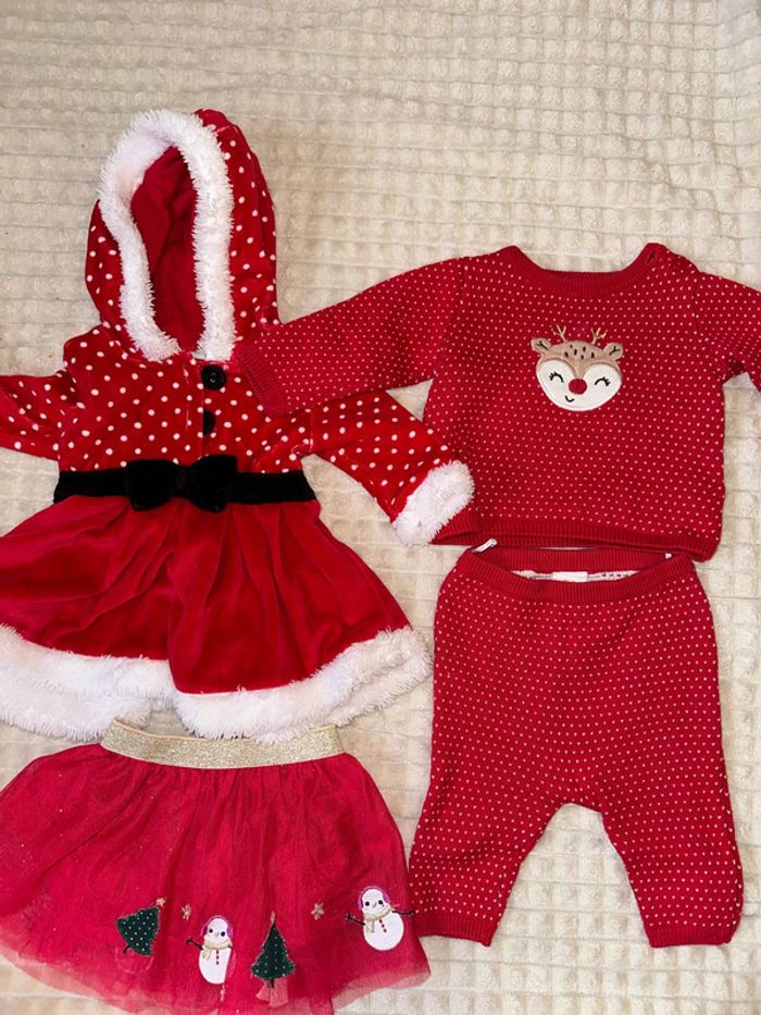 Lot tenue de fête fille 1 mois