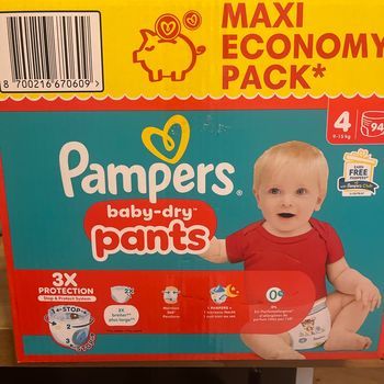 Pampers pants Taille 4