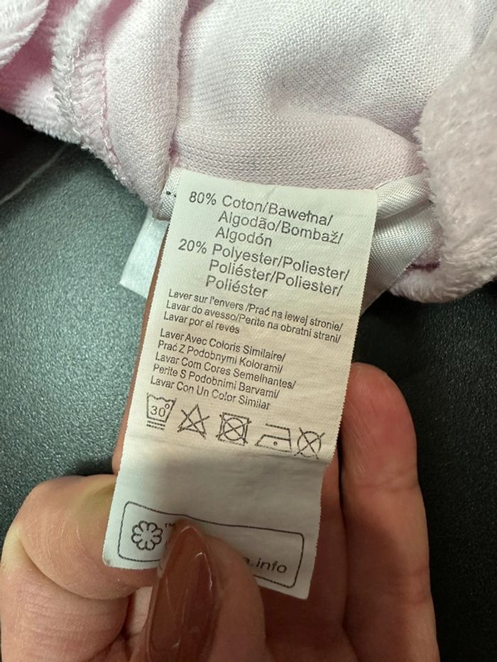 Pyjama/grenouillère velour lapins - photo numéro 6