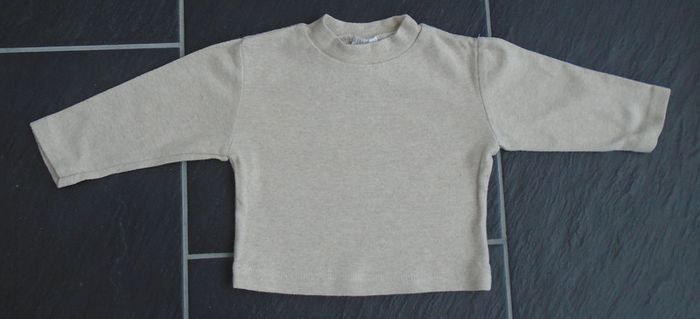 Tee shirt maches longues chaud bébé 6 mois