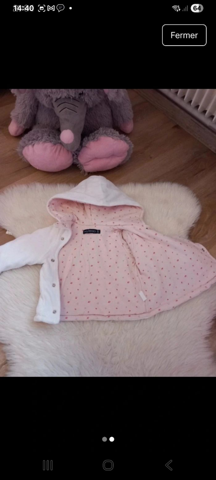 Magnifique veste chaude 6 mois - photo numéro 2