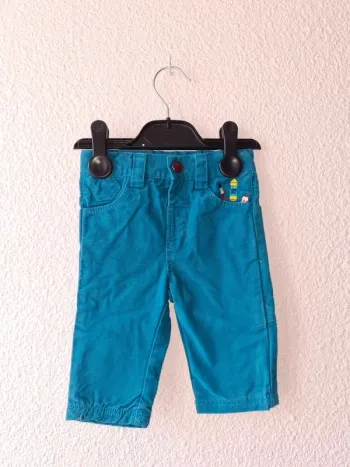 pantalon bleu turquoise Du pareil au même